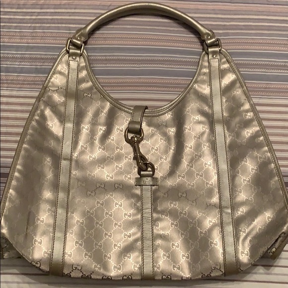 Gucci Handbags - Silver Gucci Shoulder Bag